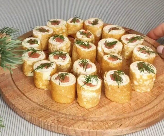 Вкуснейшие яичные роллы